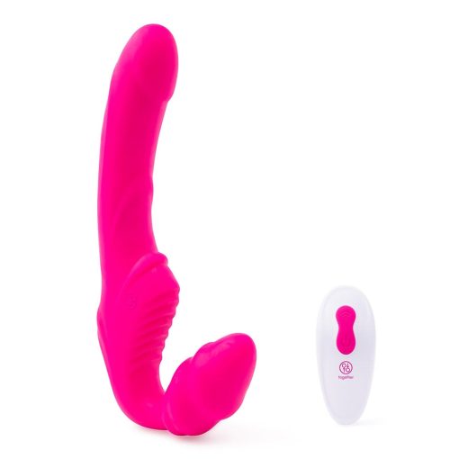 Together Strapless Remote Control Vibrator Pink - Image 3
