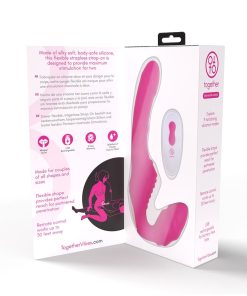 Together Strapless Remote Control Vibrator Pink