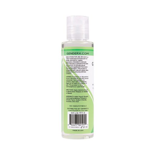 Lime & Cucumber Flavored Water-Based Lubricant 4 Oz.