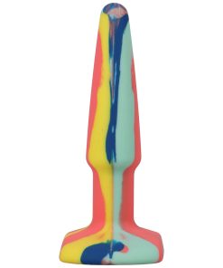 A-Play Groovy 4 In. Silicone Anal Plug Sunrise