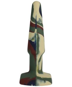 A-Play Groovy 4 In. Silicone Anal Plug Camouflage