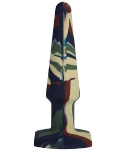A-Play Groovy 5 In. Silicone Anal Plug Camouflage