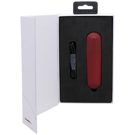 This Product Sucks Rechargeable Silicone Lipstick Sucking Clitoral Stimulator Red - Image 4
