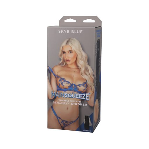 Main Squeeze Skye Blue Ultraskyn Stroker Vagina Beige - Image 8