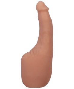 Signature Cocks Transgirls Lena Moon Ultraskyn Dual Density 4.5 In. Cock With Penetrable Ass Beige