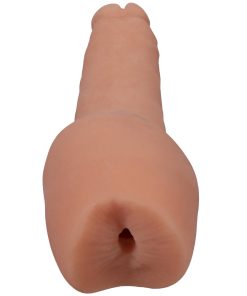 Signature Cocks Transgirls Natalie Mars Dual-Density 4.5 In. Cock With Penetrable Ass Beige