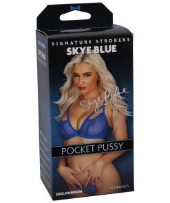 Signature Strokers Skye Blue Ultraskyn Pocket Pussy Beige