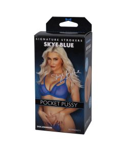 Signature Strokers Skye Blue Ultraskyn Pocket Pussy Beige