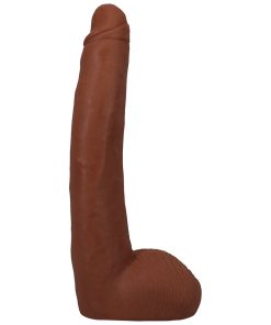 Signature Cocks Alex Jones Ultraskyn 11 In. Dual Density Dildo With Removable Vac-U-Lock Suction Cup Tan