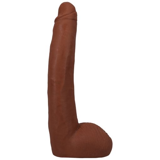 Signature Cocks Alex Jones Ultraskyn 11 In. Dual Density Dildo With Removable Vac-U-Lock Suction Cup Tan - Image 3