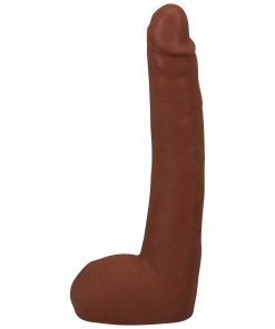 Signature Cocks Alex Jones Ultraskyn 11 In. Dual Density Dildo With Removable Vac-U-Lock Suction Cup Tan