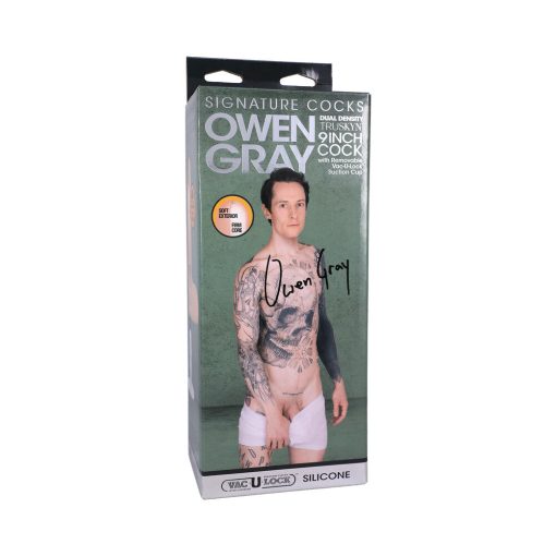 Signature Cocks Owen Gray 9 In. Truskyn Silicone Dildo With Vac-U-Lock Suction Cup