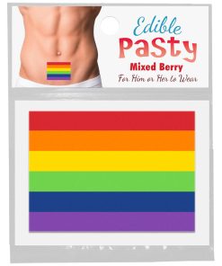 Edible Pride Flag Pasty Mixed Berry