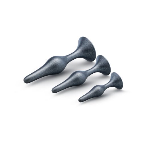 Anal Adventures Matrix Genesis Plug Kit Stellar Silver - Image 3