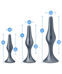 Anal Adventures Matrix Genesis Plug Kit Stellar Silver