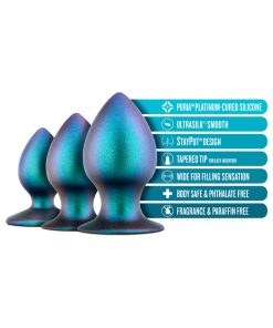 Anal Adventures Matrix Metaverse Plug Kit Dark Millenia