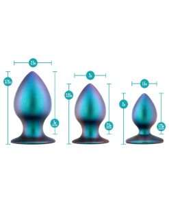 Anal Adventures Matrix Metaverse Plug Kit Dark Millenia