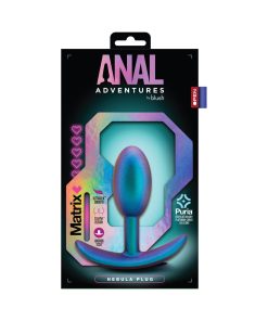 Anal Adventures Matrix Nebula Plug Lunar Blue