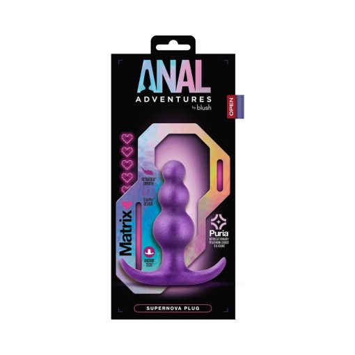 Anal Adventures Matrix Supernova Plug Galactic Purple - Image 7