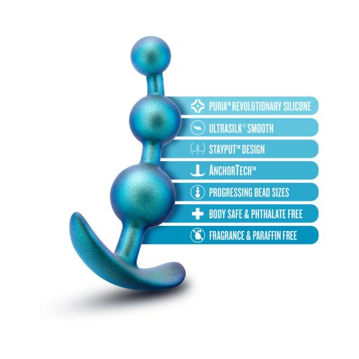 Anal Adventures Matrix Gamma Plug Neptune Teal - Image 4