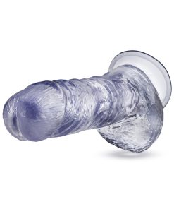 B Yours Plus Hearty N' Hefty 9 In. Dildo With Balls Clear