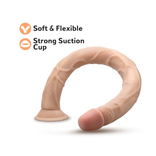 Dr. Skin 19 In. Dildo Beige - Image 4