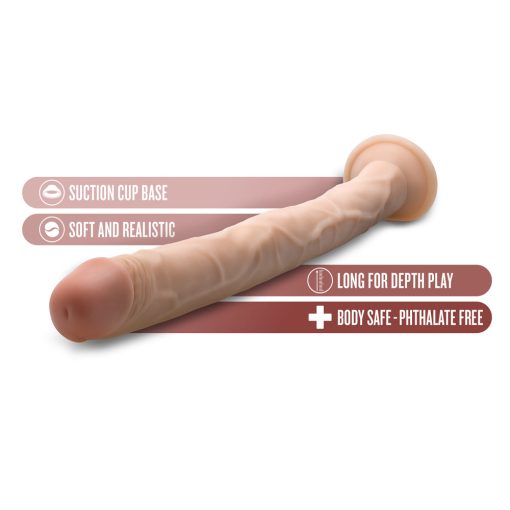Dr. Skin 19 In. Dildo Beige - Image 6