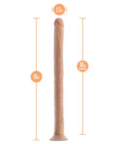 Dr. Skin 19 In. Dildo Beige