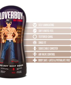 Loverboy Bad Boy Next Door Self-Lubricating Anal Stroker Beige