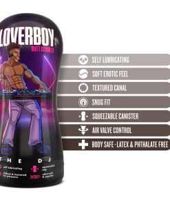 Loverboy The Dj Self-Lubricating Anal Stroker Brown