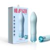 Oh My Gem Ardor Rechargeable Warming Silicone Tapered Vibrator Aquamarine