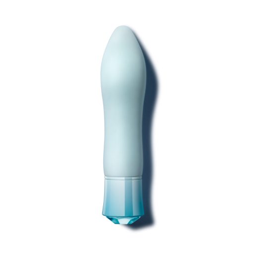 Oh My Gem Ardor Rechargeable Warming Silicone Tapered Vibrator Aquamarine - Image 2