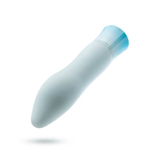 Oh My Gem Ardor Rechargeable Warming Silicone Tapered Vibrator Aquamarine - Image 4