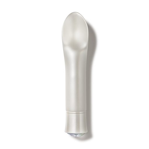 Oh My Gem Bold Rechargeable Warming Silicone Scooped Tongue Vibrator Diamond - Image 2