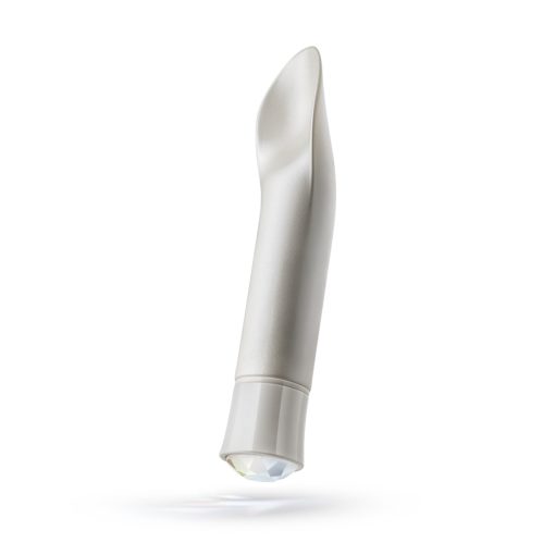 Oh My Gem Bold Rechargeable Warming Silicone Scooped Tongue Vibrator Diamond - Image 3