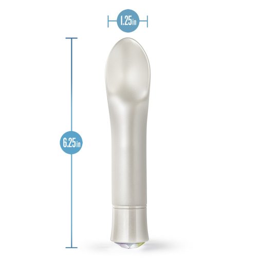 Oh My Gem Bold Rechargeable Warming Silicone Scooped Tongue Vibrator Diamond - Image 11