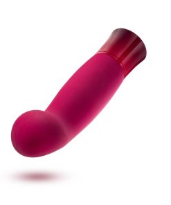 Oh My Gem Classy Rechargeable Warming Silicone G-Spot Vibrator Garnet