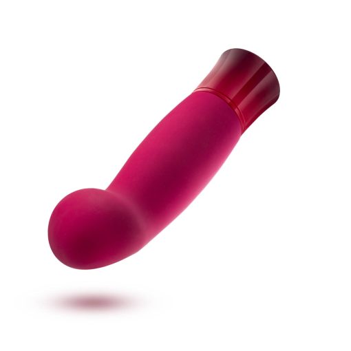 Oh My Gem Classy Rechargeable Warming Silicone G-Spot Vibrator Garnet - Image 4