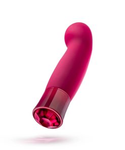 Oh My Gem Classy Rechargeable Warming Silicone G-Spot Vibrator Garnet