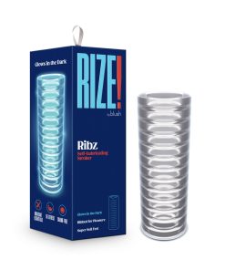 Rize! Ribz Glow In The Dark Self-Lubricating Stroker Clear