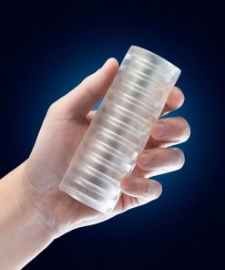 Rize! Ribz Glow In The Dark Self-Lubricating Stroker Clear