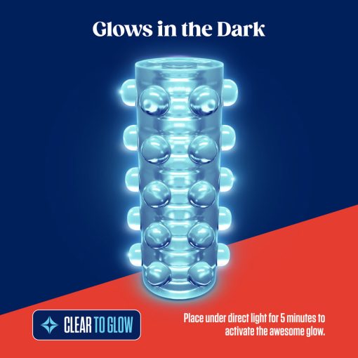 Rize! Swich Glow In The Dark Self-Lubricating Stroker Clear - Image 7