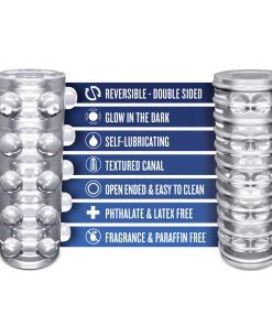 Rize! Swich Glow In The Dark Self-Lubricating Stroker Clear
