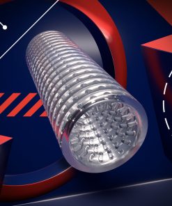 Rize! Strokez Stimulating Stroker Clear