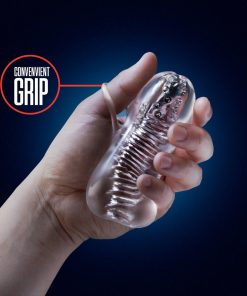 Rize! Squeezy Ergonomic Stroker Clear