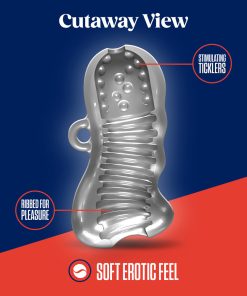 Rize! Squeezy Ergonomic Stroker Clear
