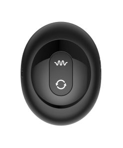 Nexus Tornado Rechargeable Remote-Controlled Rotating & Vibrating Textured Silicone Anal Plug Black