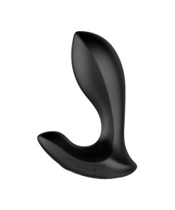 Nexus Duo Plug Rechargeable Remote-Controlled Vibrating Silicone Anal Plug Black