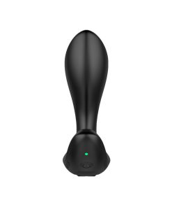 Nexus Duo Plug Rechargeable Remote-Controlled Vibrating Silicone Anal Plug Black