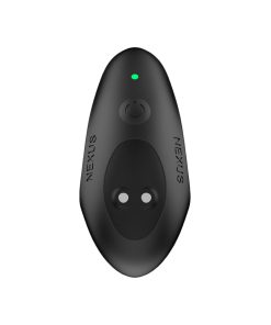 Nexus Duo Plug Rechargeable Remote-Controlled Vibrating Silicone Anal Plug Black